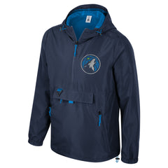 Navy Minnesota Timberwolves Stadium Essentials Unisex Compete Quarter-Zip Hoodie Jacket | NBA