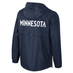 Navy Minnesota Timberwolves Stadium Essentials Unisex Compete Quarter-Zip Hoodie Jacket | NBA