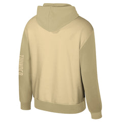 Khaki Oklahoma City Thunder Stadium Essentials Unisex Rafters Burst Hoodie | NBA