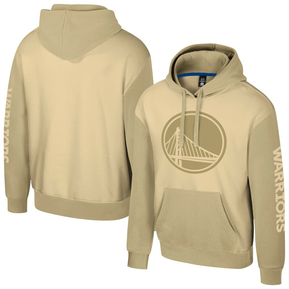 Khaki Golden State Warriors Stadium Essentials Unisex Rafters Burst Hoodie sale | NBA