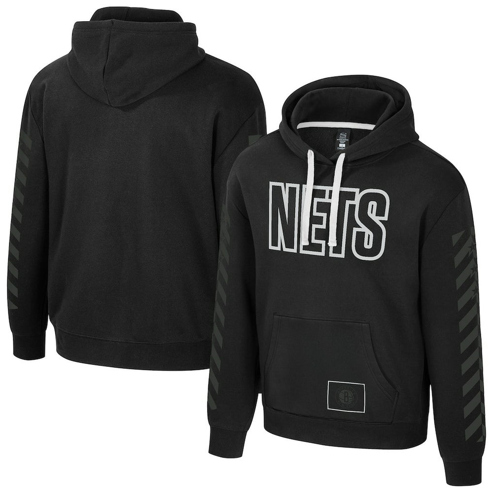 Black Brooklyn Nets Stadium Essentials Unisex City Star Hoodie | NBA
