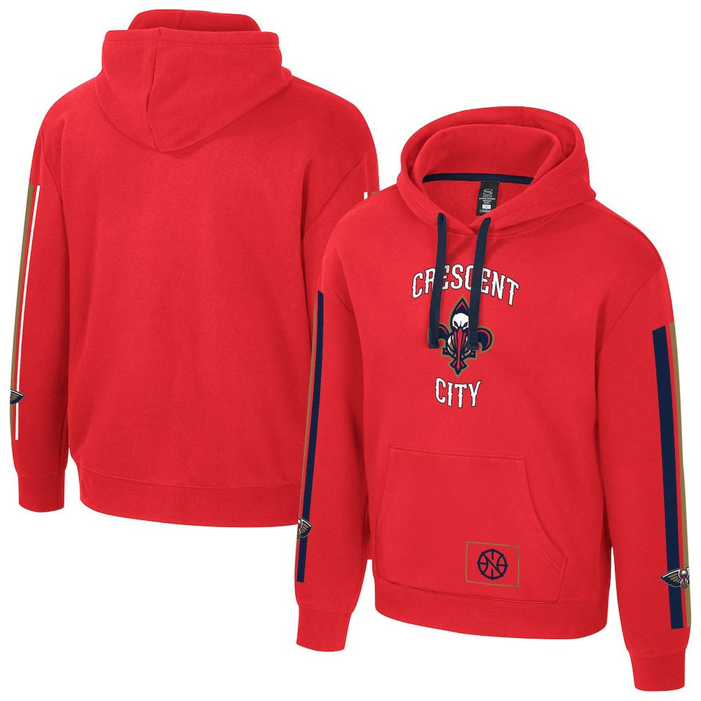 Red New Orleans Pelicans Stadium Essentials Unisex City Star Hoodie | NBA