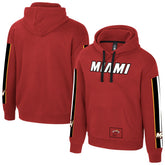 Red Miami Heat Stadium Essentials Unisex City Star Hoodie | NBA