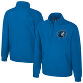 Blue Minnesota Timberwolves Stadium Essentials Unisex Varsity Trainer Quarter-Zip Pullover | NBA