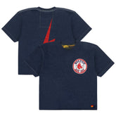 Boston Red Sox Aviator Nation x MLB Women's Cropped Boyfriend Tri-Blend T-Shirt - MLB T-shirts