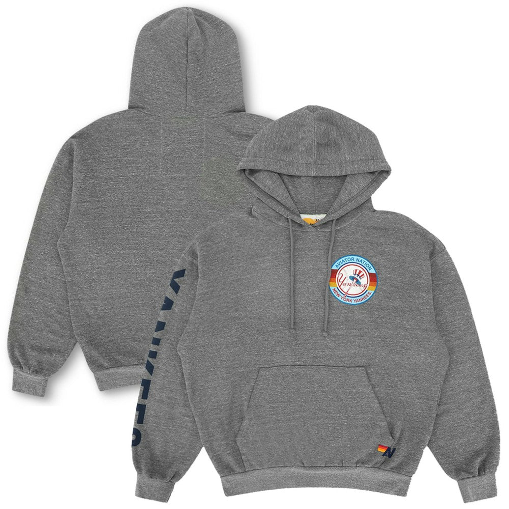 New York Yankees Aviator Nation x MLB Unisex Relaxed Tri-Blend Hoodie - MLB Hoodies