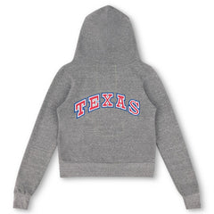 Texas Rangers Aviator Nation x MLB Unisex 5-Stripe Tri-Blend Full-Zip Hoodie - MLB Hoodies