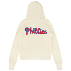Philadelphia Phillies Aviator Nation x MLB Unisex Five-Stripe Tri-Blend Full-Zip Hoodie - MLB Hoodies
