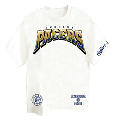 Off White Indiana Pacers Two Hype Drip & Dime Collection Premium T-Shirt | NBA