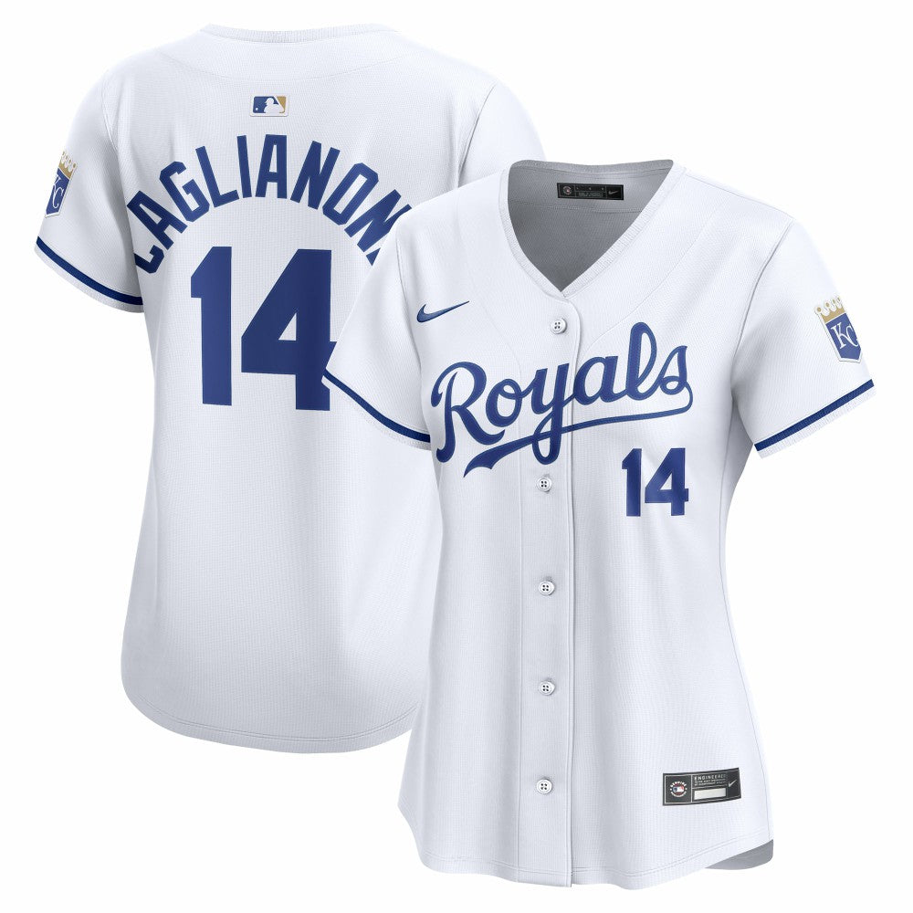 Jac Caglianone Kansas City Royals Nike Women's Home Limited Player Jersey - MLB Jerseys