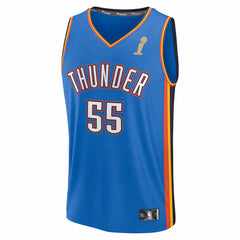 Blue Isaiah Hartenstein Oklahoma City Thunder 2025 NBA Finals Champions Fast Break Replica Player Jersey | NBA