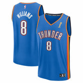 Blue Jalen Williams Oklahoma City Thunder 2025 NBA Finals Champions Fast Break Replica Player Jersey | NBA