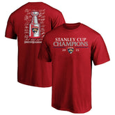 Florida Panthers Fanatics 2025 Stanley Cup Champions Big & Tall Roster T-Shirt - NHL T-shirts