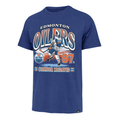 Connor McDavid Edmonton Oilers '47 Franklin Player Name & Number T-Shirt - NHL T-shirts