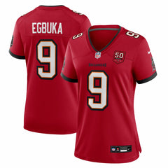 Tampa Bay Buccaneers Emeka Egbuka Women's 50th Season Team Game Jersey | NFL Near me