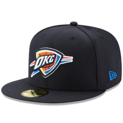 Navy Oklahoma City Thunder 2025 NBA Finals Champions Side Patch 59FIFTY Fitted Hat | NBA