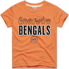 Cincinnati Bengals Homage Youth Love Sign x ASL 2.0 Tri-Blend T-Shirt | NFL Sale