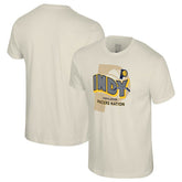 Natural Indiana Pacers Stadium Essentials Unisex Greetings From T-Shirt | NBA