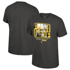Charcoal Indiana Pacers Stadium Essentials Unisex Skyline Boxout T-Shirt | NBA