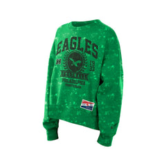Philadelphia Eagles Women's Throwback Oversized Boxy Sweatshirt | NFL Outlet