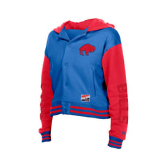 Buffalo Bills Women's Throwback Full-Snap Hooded Jacket | NFL Discount