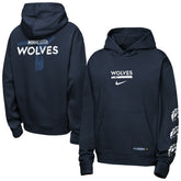 Navy Minnesota Timberwolves Youth Courtside Club Premiere Hoodie | NBA