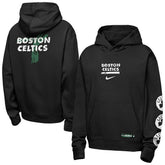 Black Boston Celtics Youth Courtside Club Premiere Hoodie | NBA