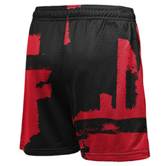 Black/Red Chicago Bulls Youth Courtside Pro Shot Dri-FIT Mesh Practice Shorts | NBA