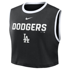 Los Angeles Dodgers Nike Women's Primetime Loose Dri-FIT Cropped Tank Top - MLB Tanks