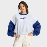 Los Angeles Dodgers Nike Women's Oversized High Hip Fleece Sweatshirt - MLB Sweatshirts