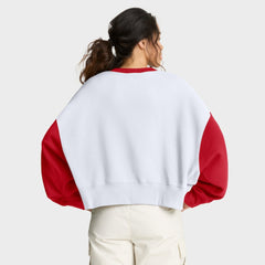 Cincinnati Reds Nike Women's Oversized High Hip Fleece Sweatshirt - MLB Sweatshirts