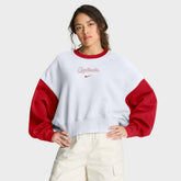 St. Louis Cardinals Nike Women's Oversized High Hip Fleece Sweatshirt - MLB Sweatshirts
