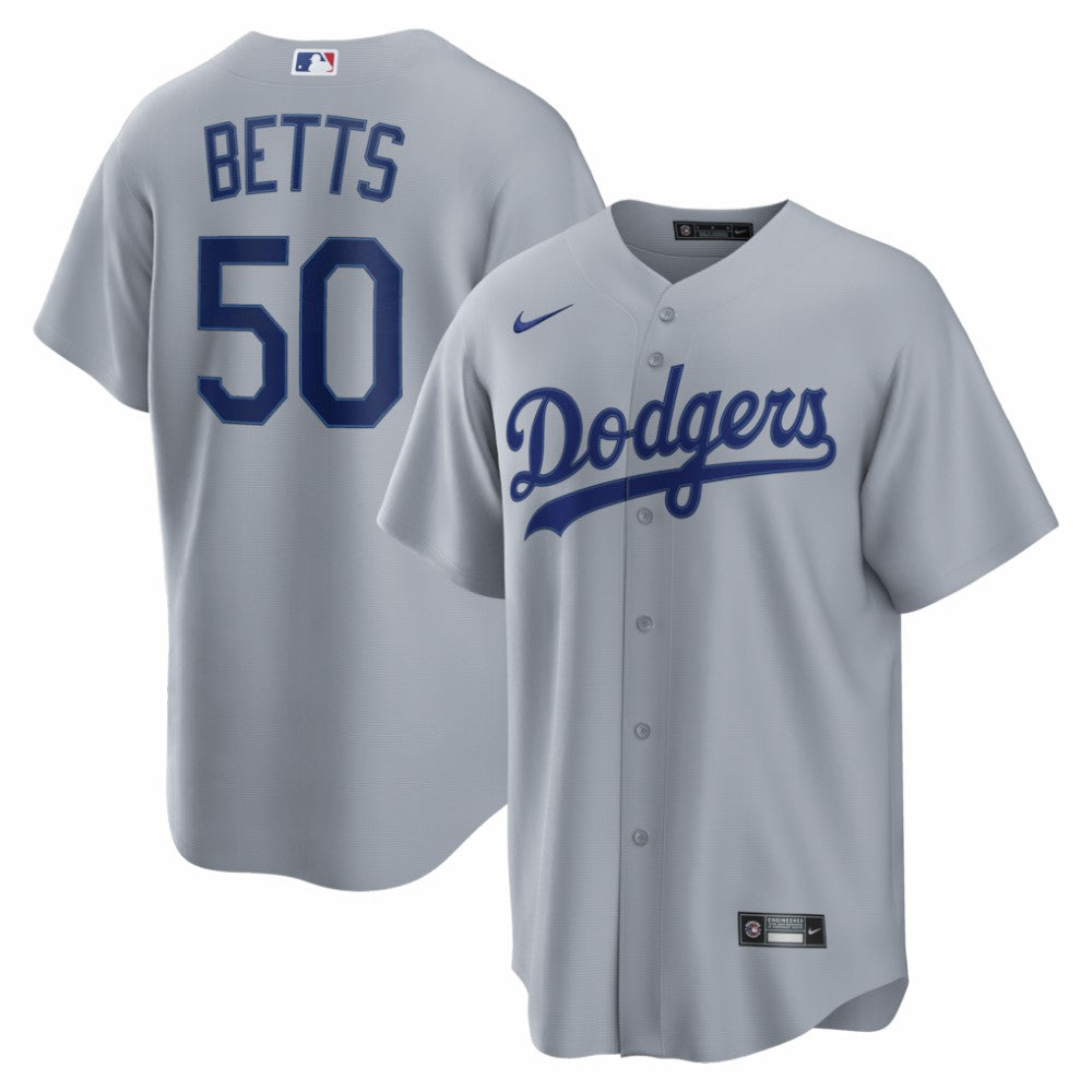 Mookie Betts Los Angeles Dodgers Nike Road Replica Jersey - MLB Jerseys