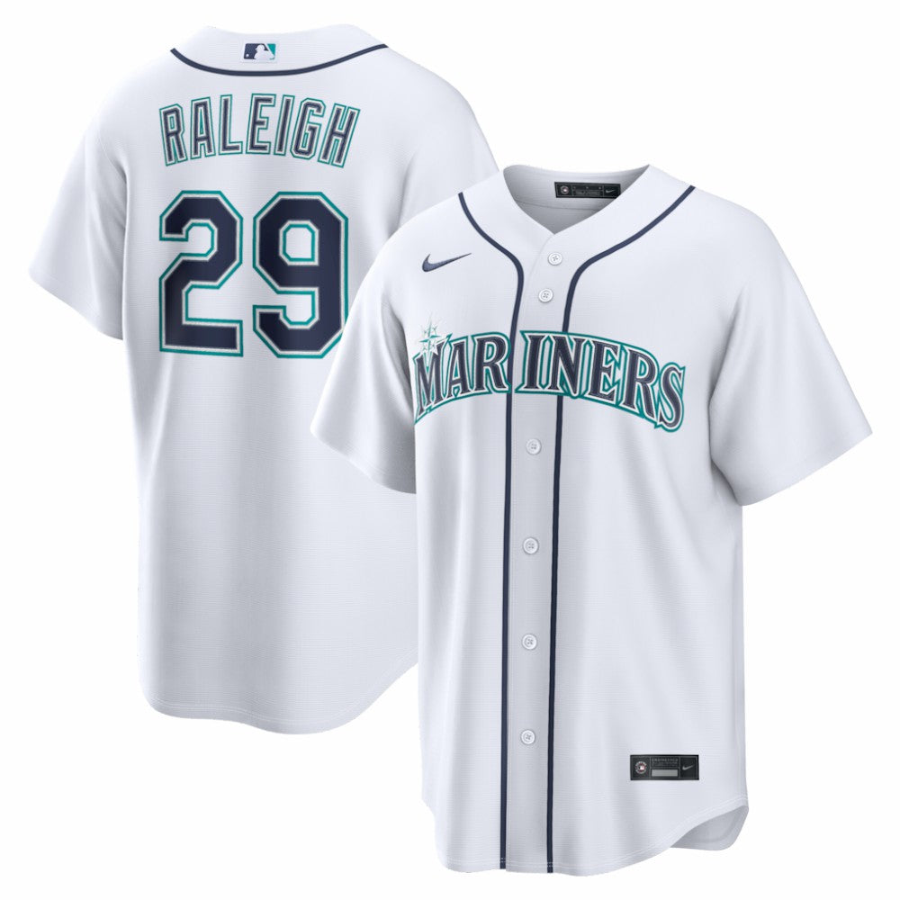 Cal Raleigh Seattle Mariners Nike Home Replica Jersey - MLB Jerseys