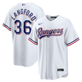 Wyatt Langford Texas Rangers Nike Home Replica Jersey - MLB Jerseys