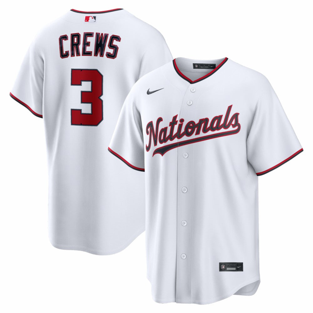 Dylan Crews Washington Nationals Nike Home Replica Jersey - MLB Jerseys