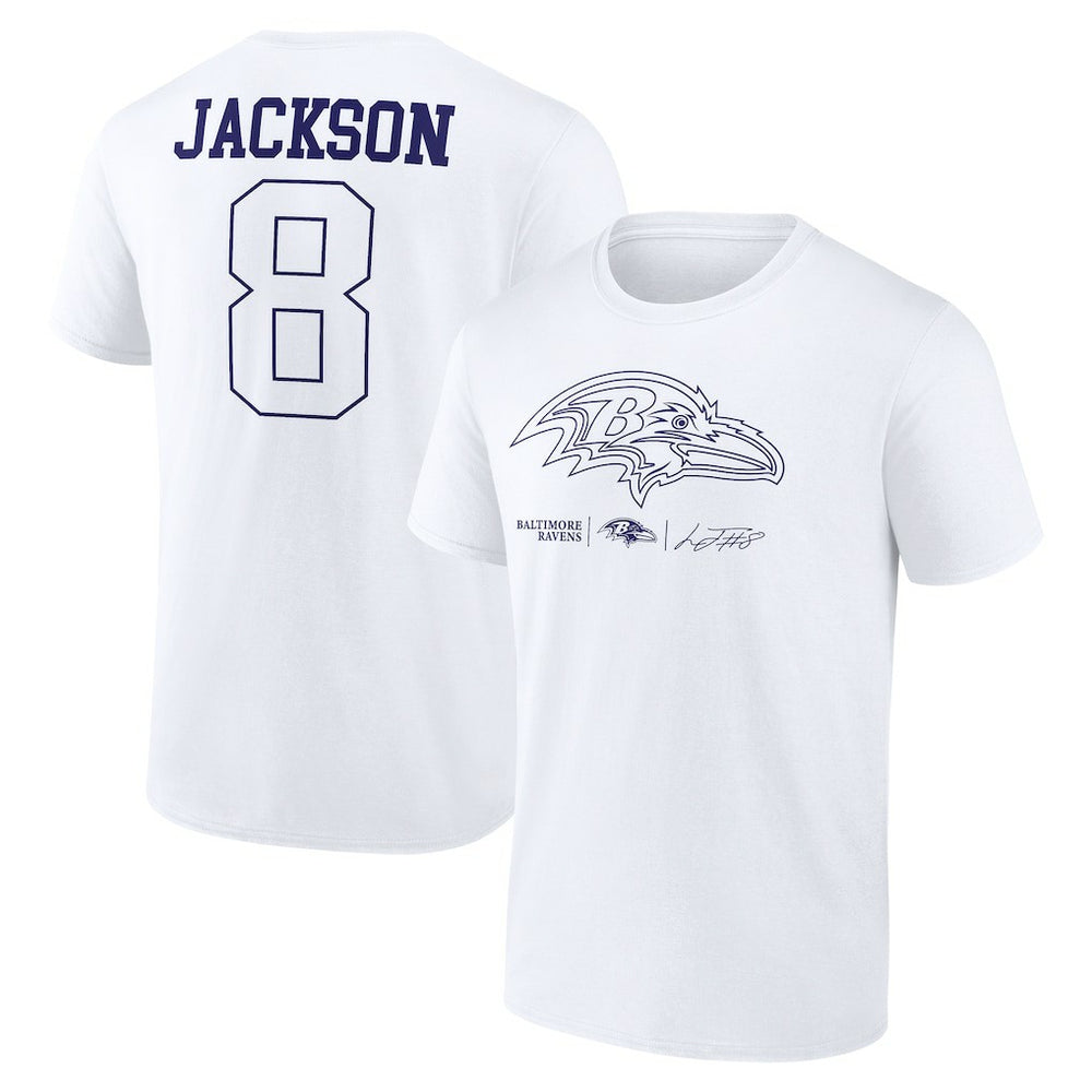 Baltimore Ravens Lamar Jackson Tonal Name & Number T-Shirt | NFL Near me