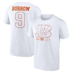 Cincinnati Bengals Joe Burrow Name & Number T-Shirt | NFL Online