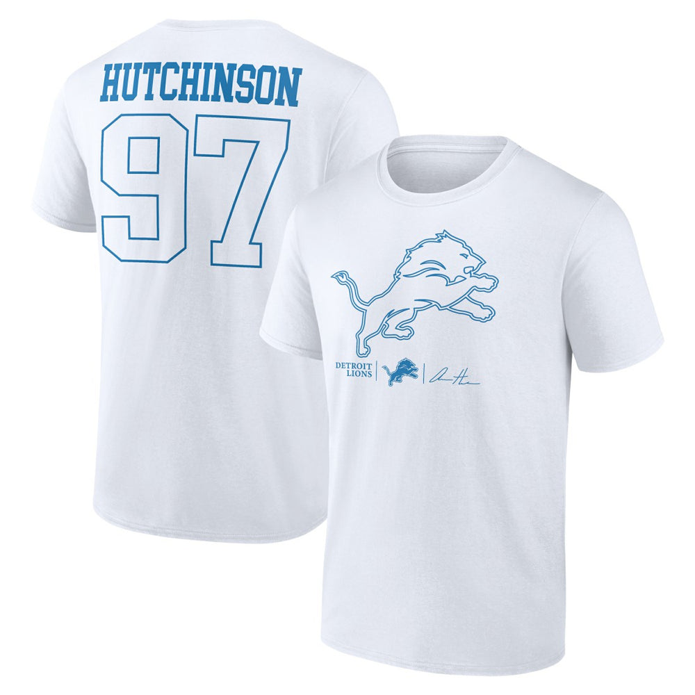 Detroit Lions Aidan Hutchinson Tonal Name & Number T-Shirt | NFL Near me