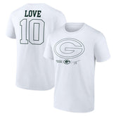Green Bay Packers Jordan Love Tonal Name & Number T-Shirt | NFL Sale