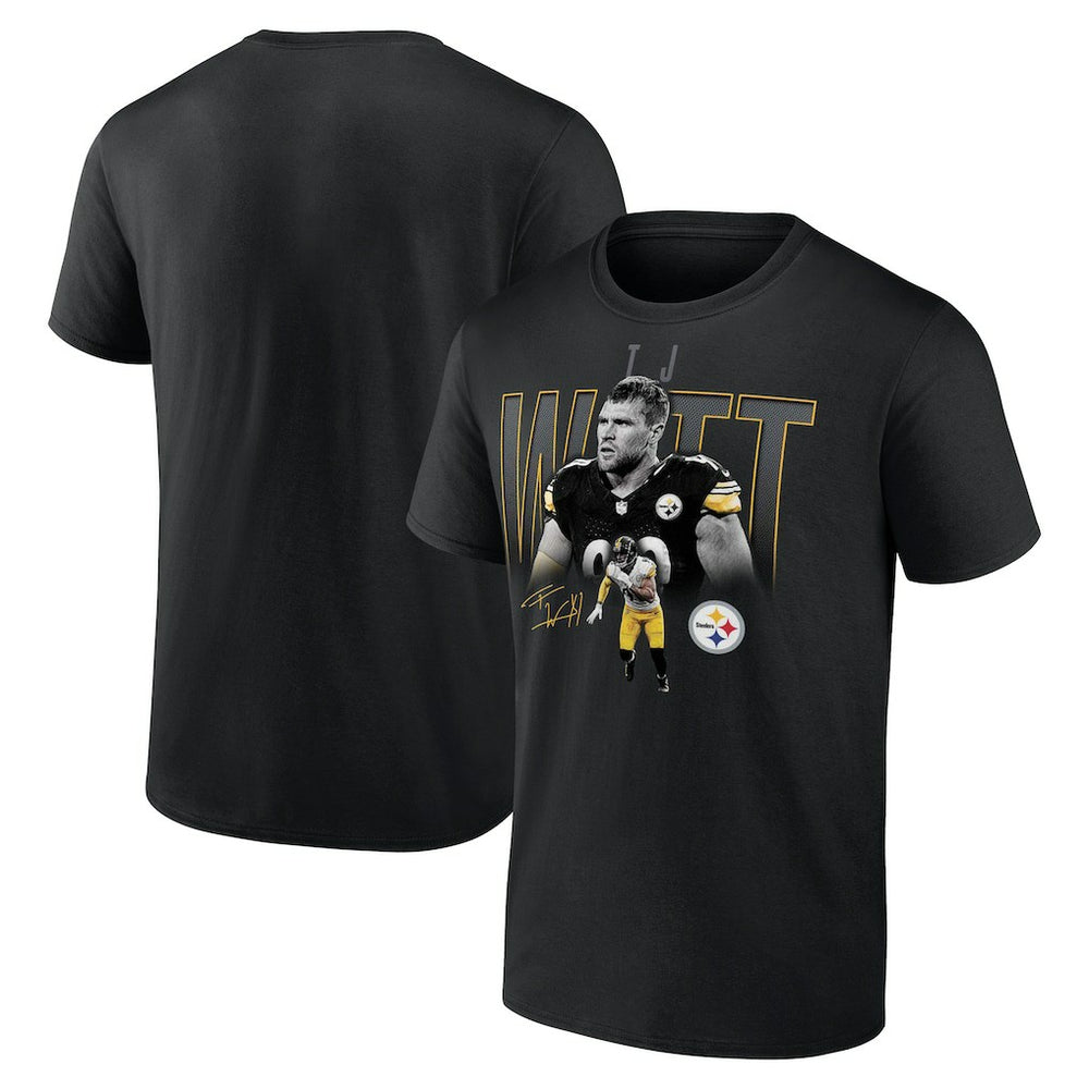 Pittsburgh Steelers T.J. Watt Humble Shadow Player T-Shirt | NFL Discount
