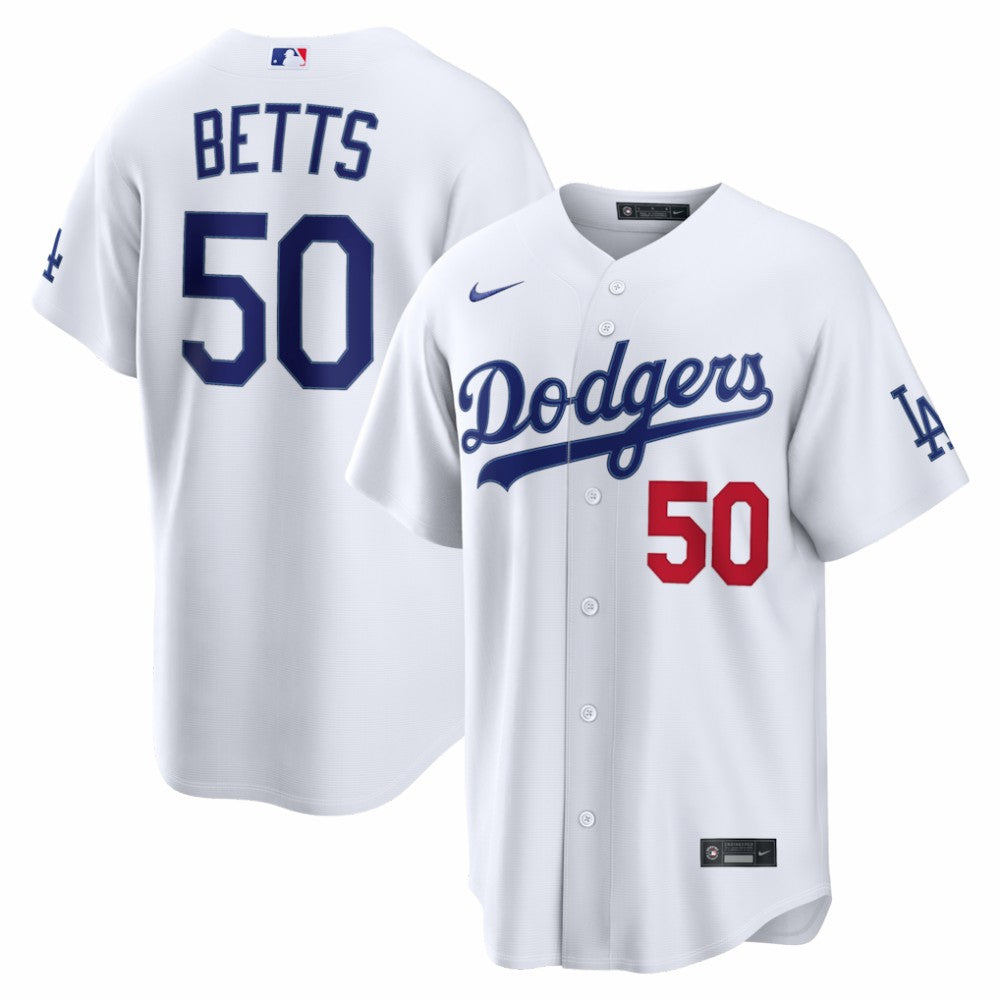 Mookie Betts Los Angeles Dodgers Nike Home Stadium Jersey - MLB Jerseys