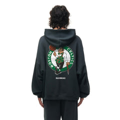 Heather Black Boston Celtics Unisex Miracle Academy x NBA Collection Vintage Sunfade Hoodie | NBA