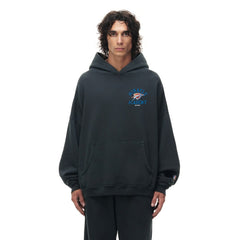 Heather Black Oklahoma City Thunder Unisex Miracle Academy x NBA Collection Vintage Sunfade Hoodie | NBA