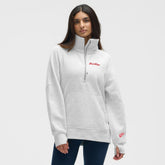 Detroit Red Wings lululemon Women's Long Scuba Oversized Half-Zip Funnel Neck - NHL