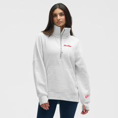 Detroit Red Wings lululemon Women's Long Scuba Oversized Half-Zip Funnel Neck - NHL