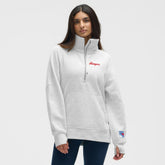New York Rangers lululemon Women's Long Scuba Oversized Half-Zip Funnel Neck - NHL