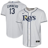 Junior Caminero Tampa Bay Rays Nike Youth Home Replica Player Jersey - MLB Jerseys