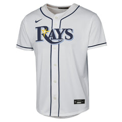 Junior Caminero Tampa Bay Rays Nike Youth Home Replica Player Jersey - MLB Jerseys