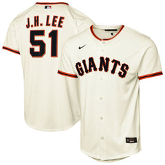 Jung Hoo Lee San Francisco Giants Nike Youth Home Replica Player Jersey - MLB Jerseys